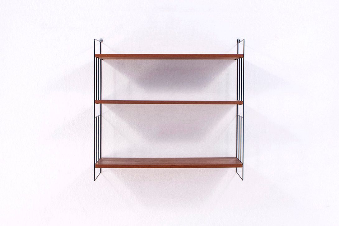 Foto Wooden String Shelf A h70x74x26