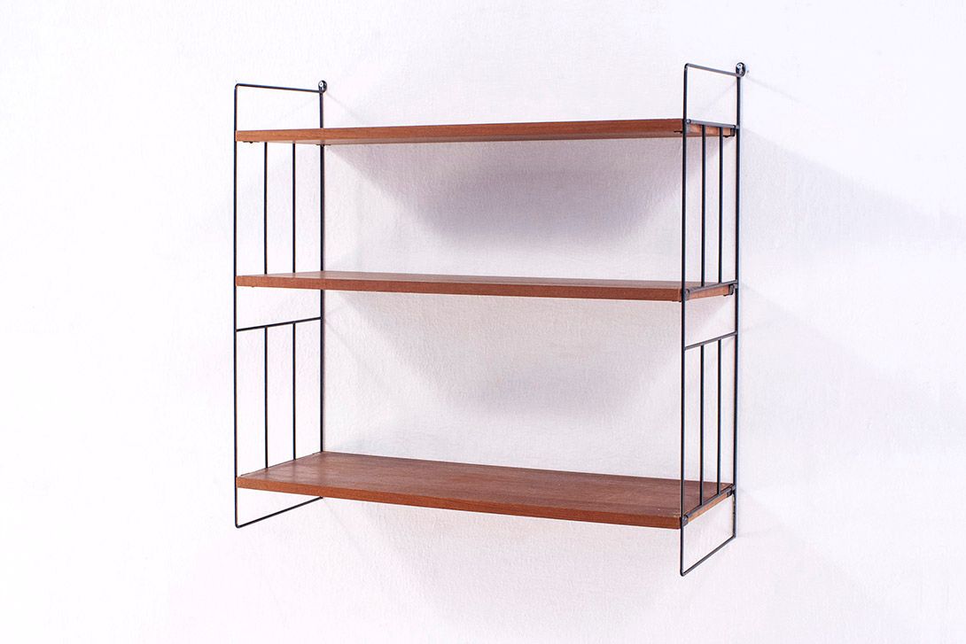 Foto Wooden String Shelf A h70x74x26