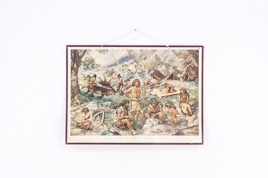 Foto History School Poster of Prehistoric Men h63x88