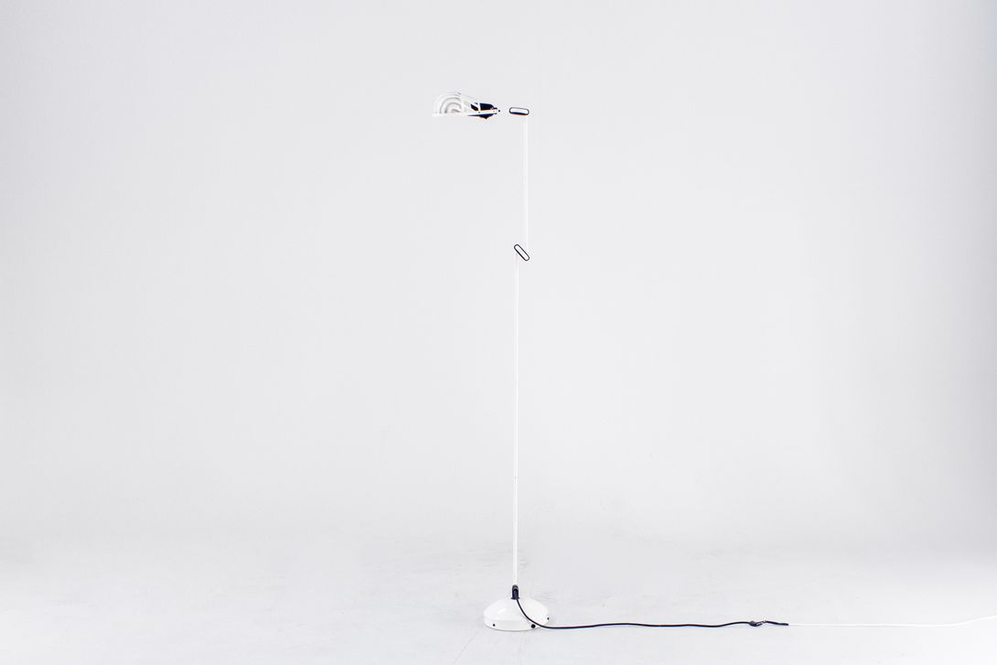 Foto Floor Lamp Model Igloo Lumina by Tommaso Cimini Italy 1971 h155 B1+