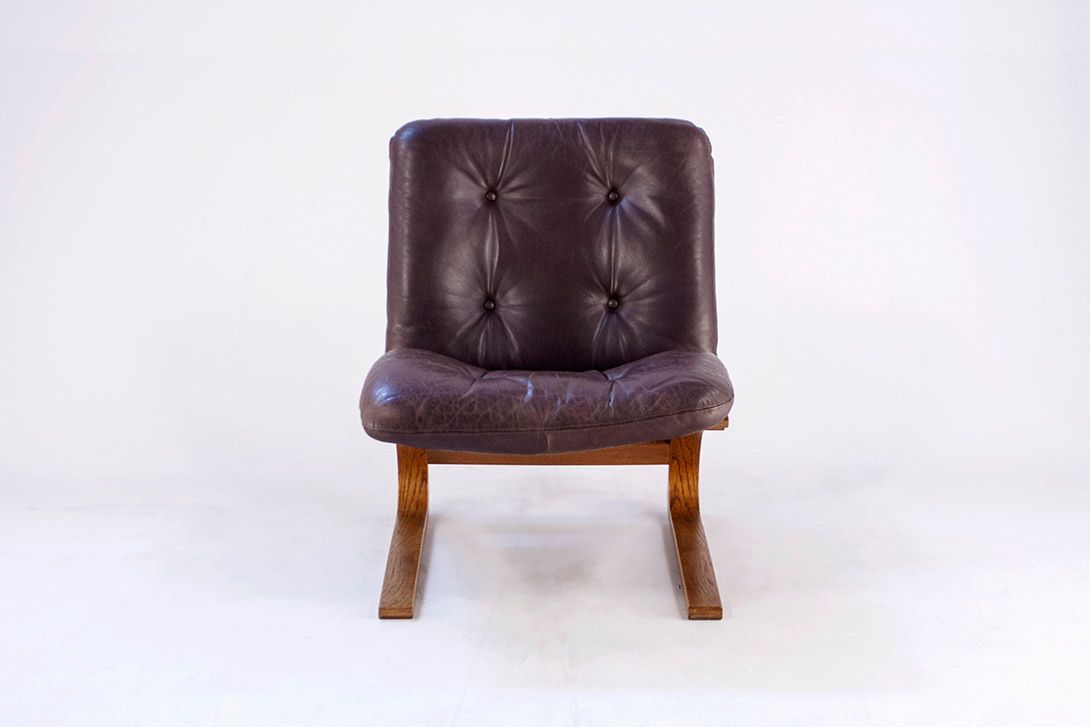 Foto Danish Modern Lounge Chair by Rykken of Norway 1970