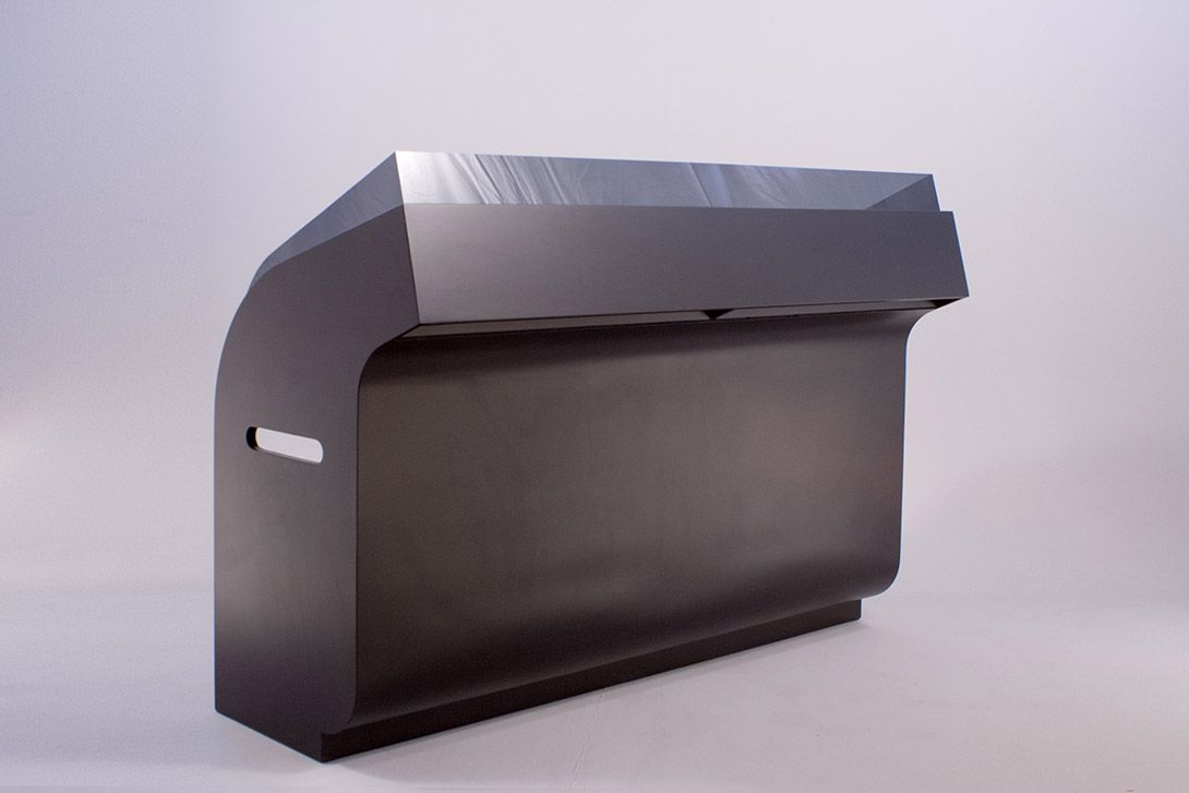 Foto Black DJ Desk h136x190x82 //