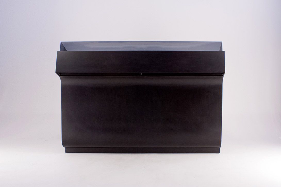 Foto Black DJ Desk h136x190x82 //