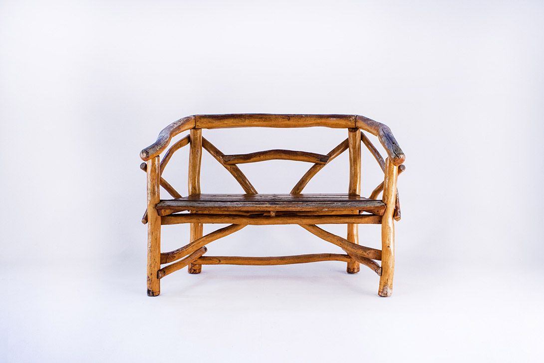 Foto Wooden Garden Bench