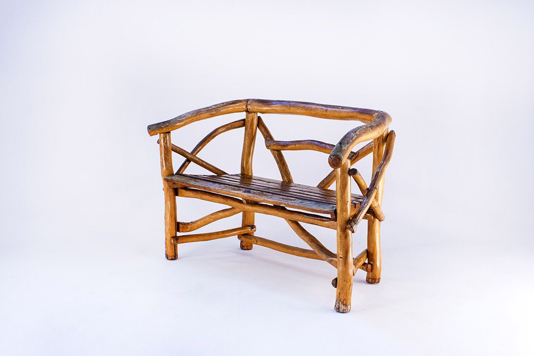 Foto Wooden Garden Bench