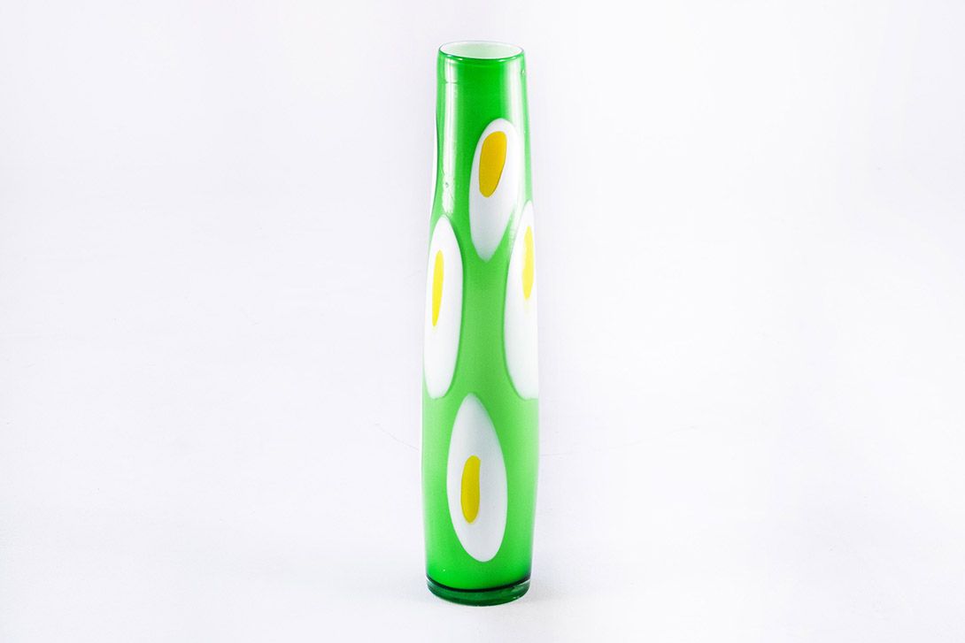 Foto High Green Glass Vase h55