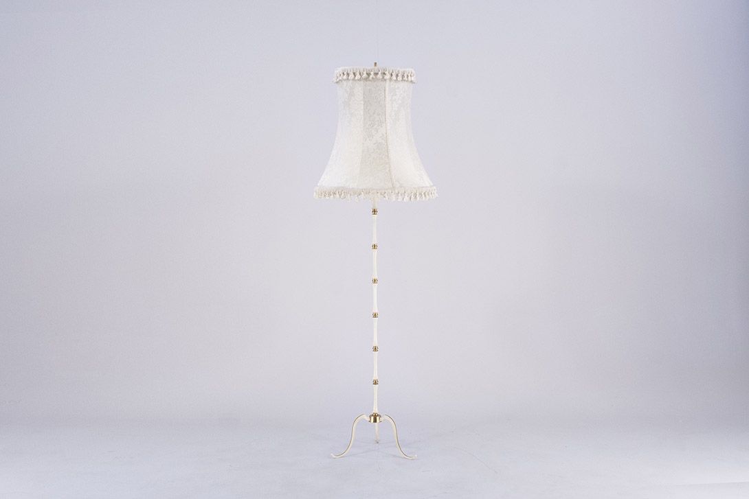 Foto White Neo Baroque Floor Lamp Rhineland 1956 h165