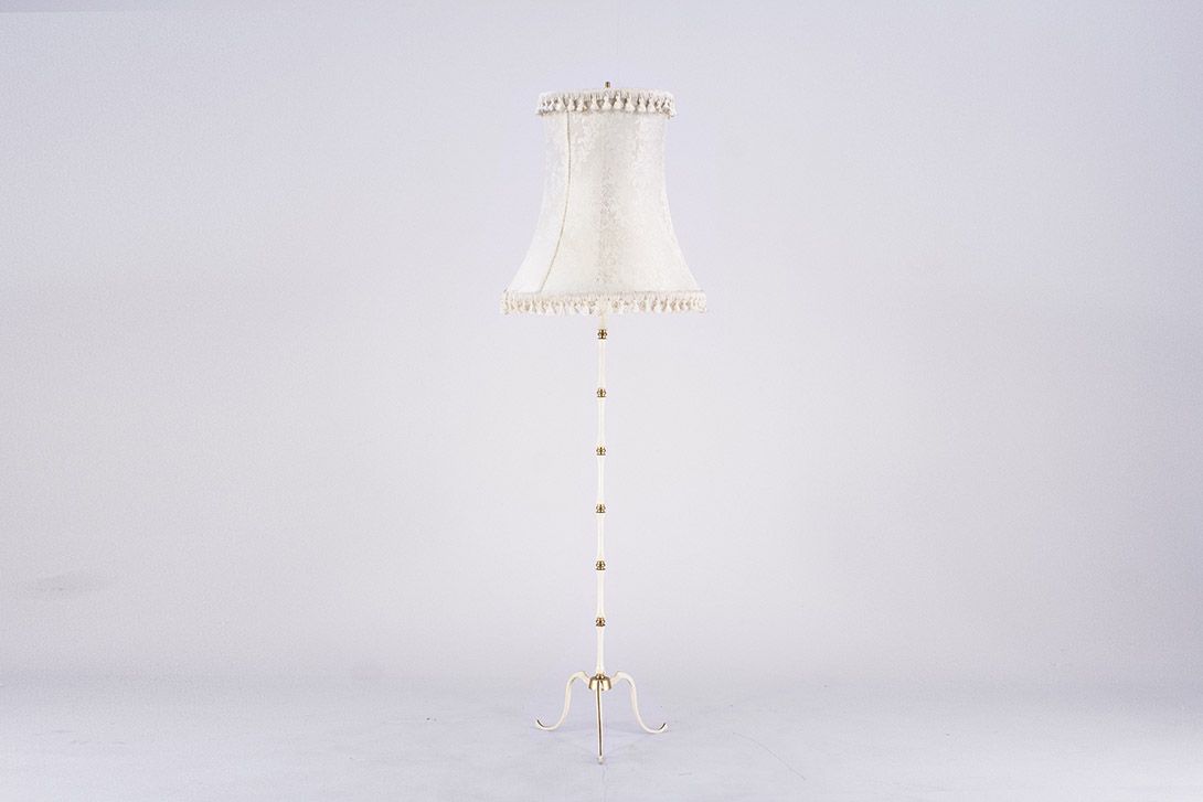Foto White Neo Baroque Floor Lamp Rhineland 1956 h165