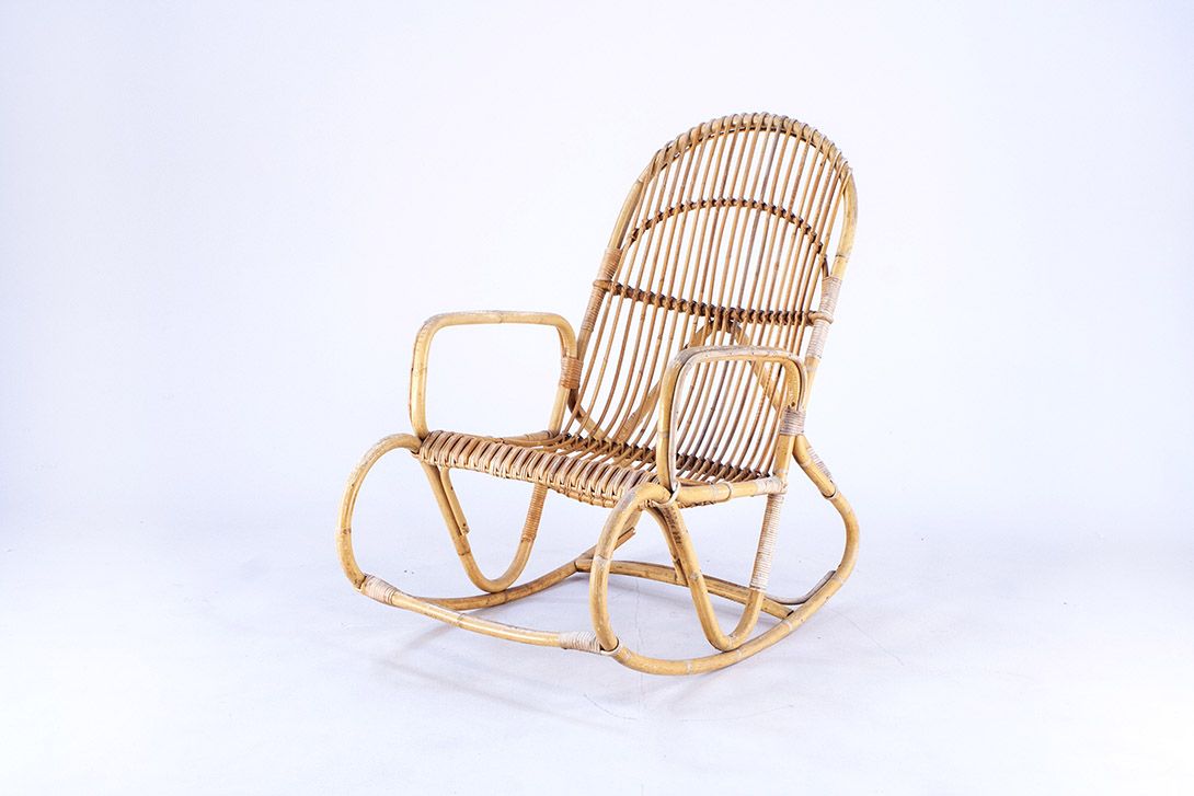Foto Basket Rocking Chair
