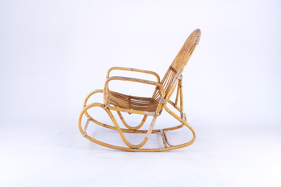 Foto Basket Rocking Chair