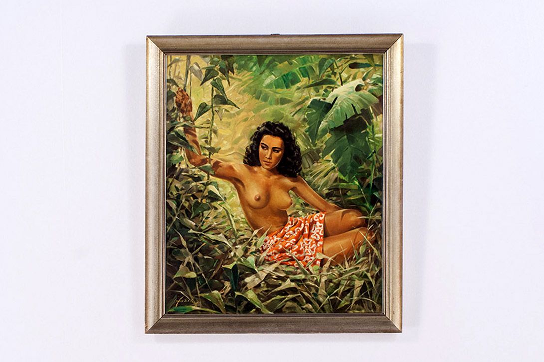 Foto Oil Painting Exotic Beauty h103x88 32D1