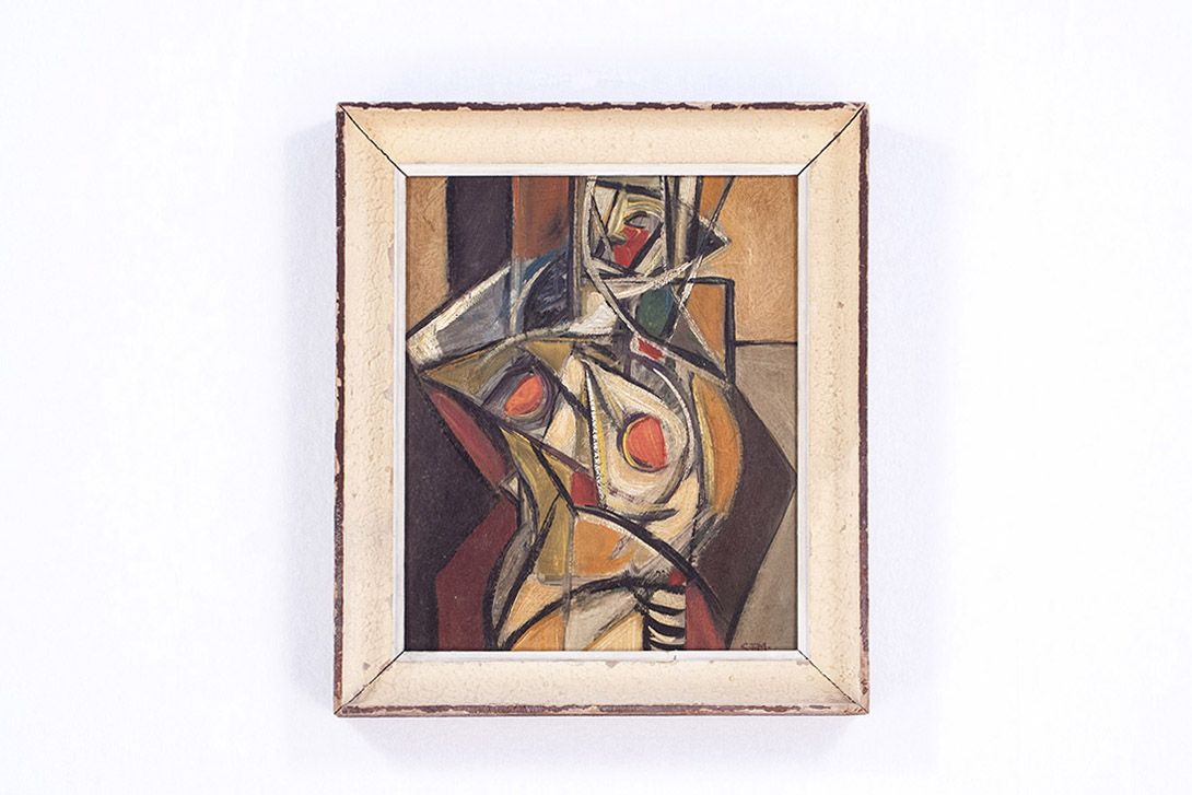 Foto Abstract Painting Prague 1940 H42x36 9B1