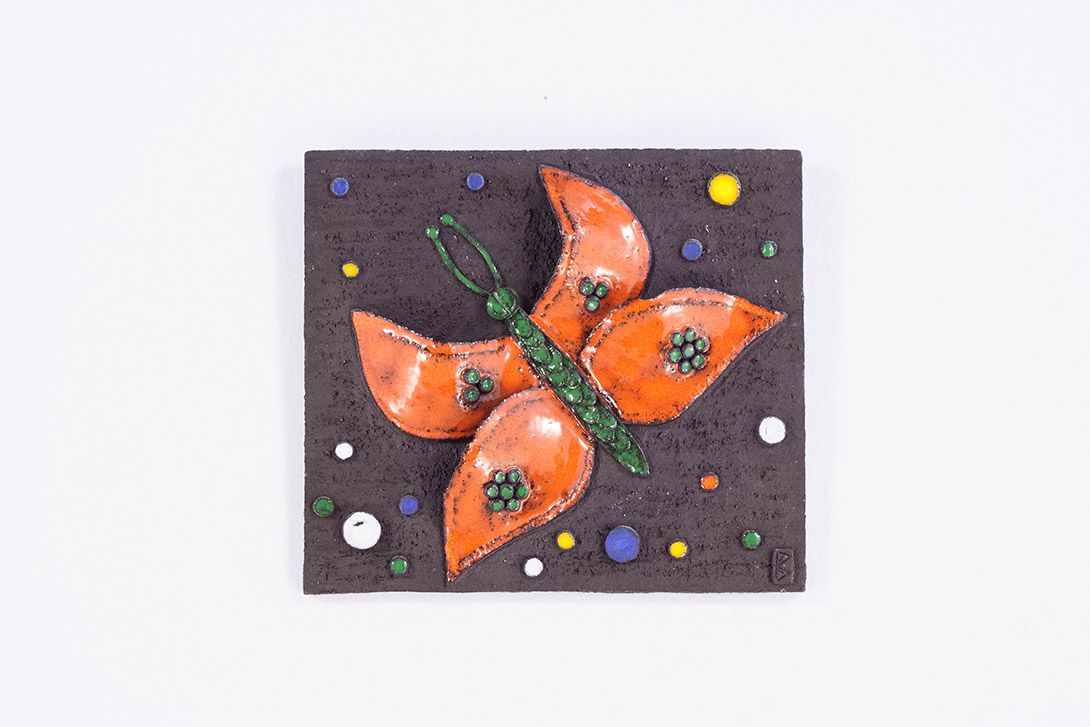 Foto Ceramic Picture of a Butterfly h30x34 23A7