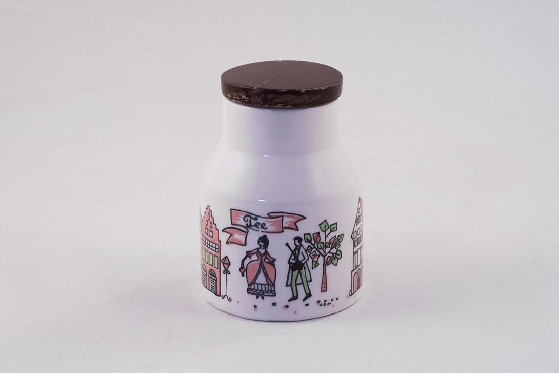 Foto Schramberg Porcelain Sugar Box Germany 1964