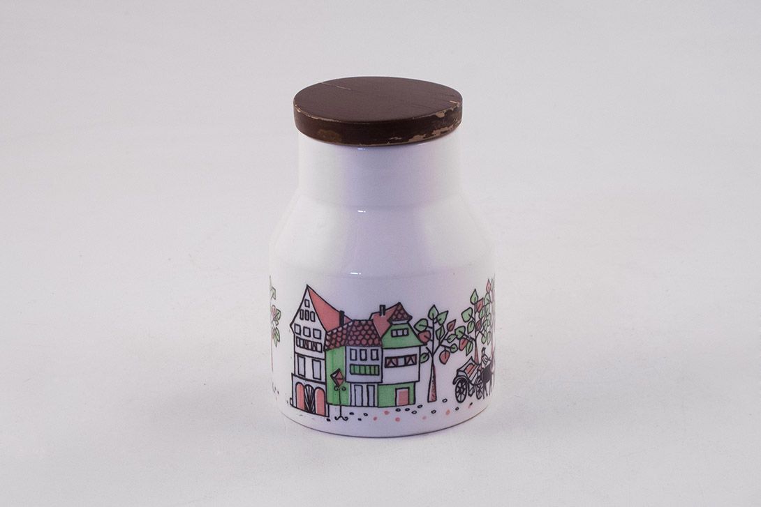 Foto Schramberg Porcelain Sugar Box Germany 1964