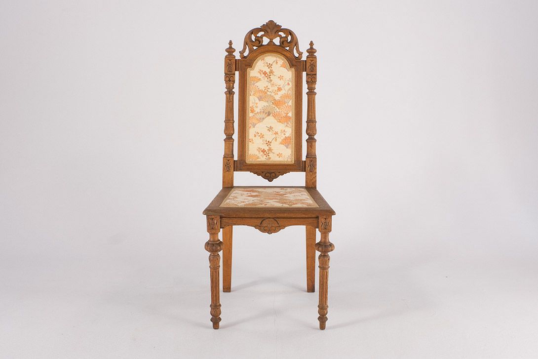 Foto Oak Carved Aristocratic Chair Wilhelminian Era