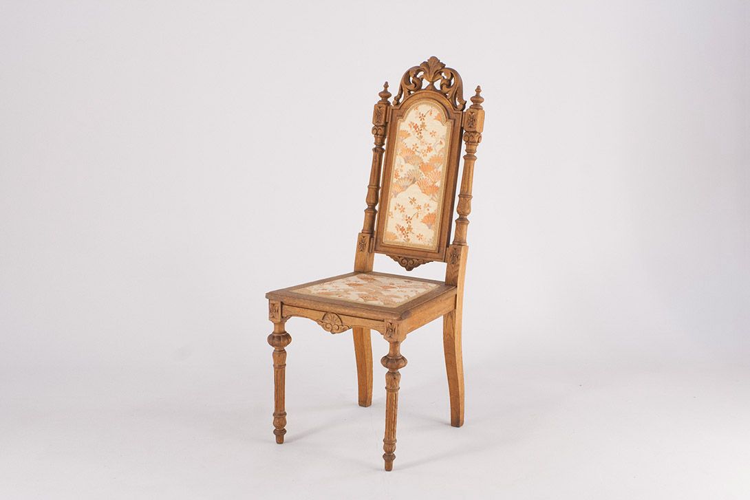 Foto Oak Carved Aristocratic Chair Wilhelminian Era