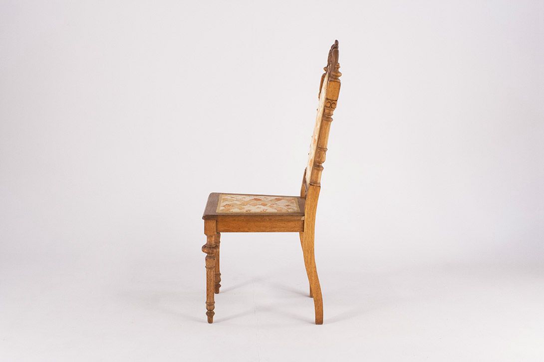 Foto Oak Carved Aristocratic Chair Wilhelminian Era