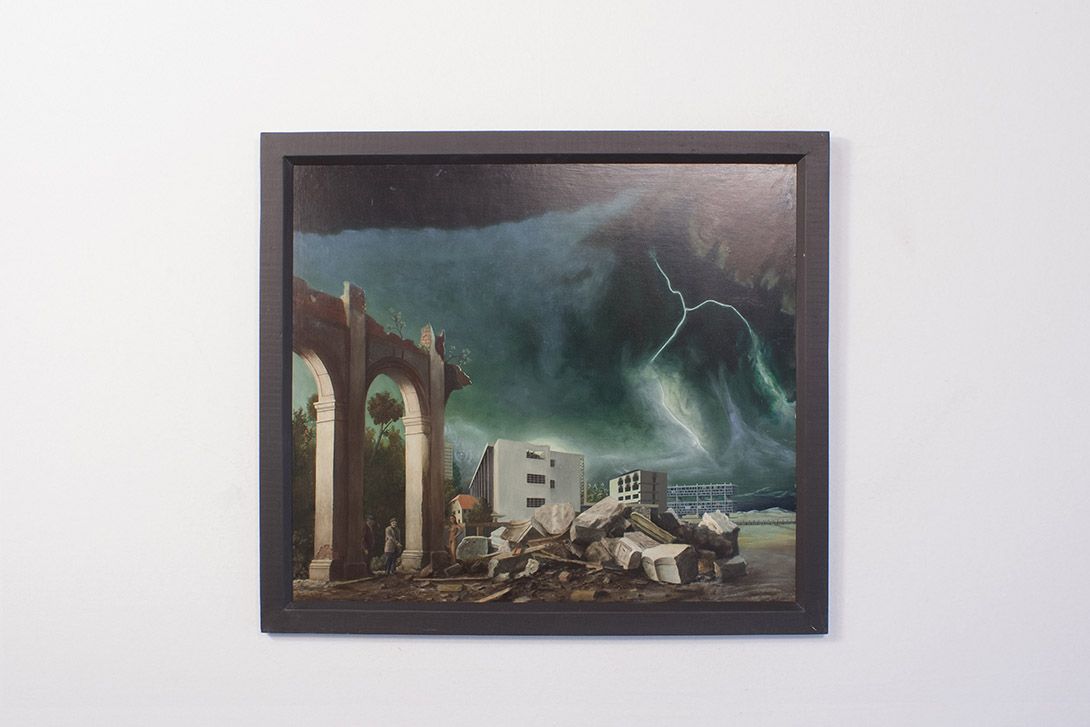 Foto Dramatic Painting h73x83 12D10