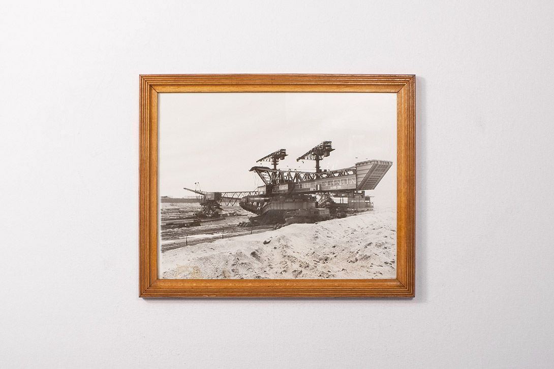 Foto Old Photo of a Coal Mining h60x72 14D3