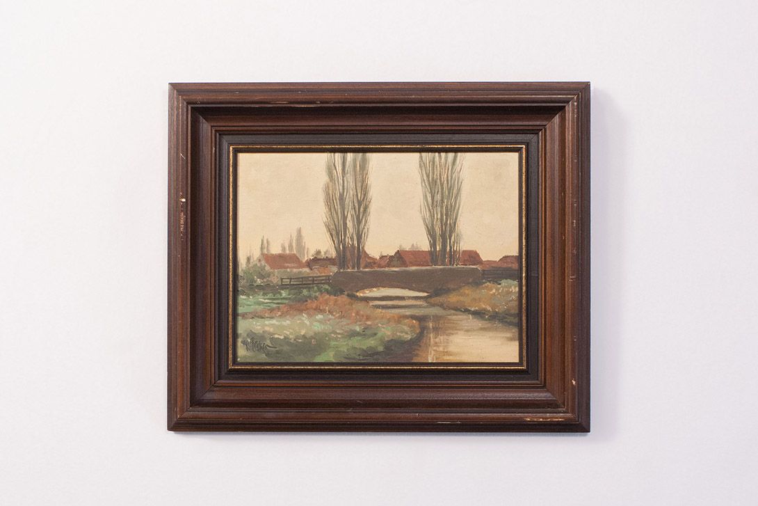 Foto Painting of a Village 1981 h47x57 12C8