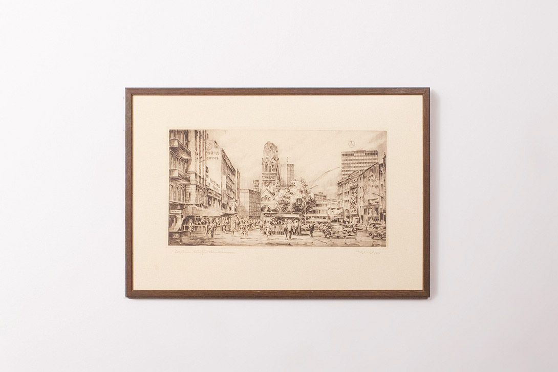 Foto Drawing of Berlin Kurfürstendamm h40x60 16D7