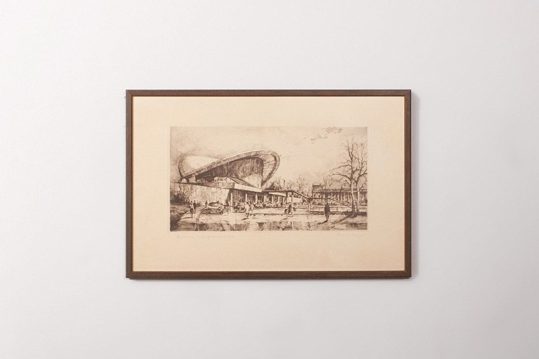 Foto Drawing of Berlin Congress Hall h40x60 16D6