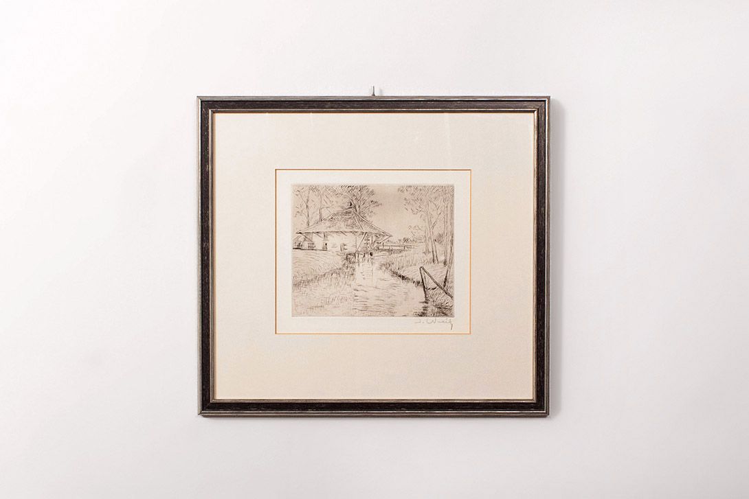 Foto Drawing of a Mill h48x53 16E6