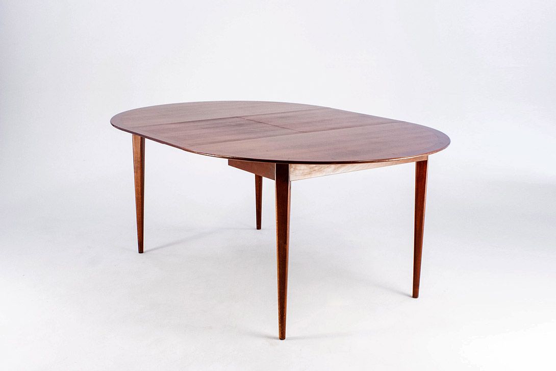 Foto Fold-Out Dining Table Teak h74x120x120