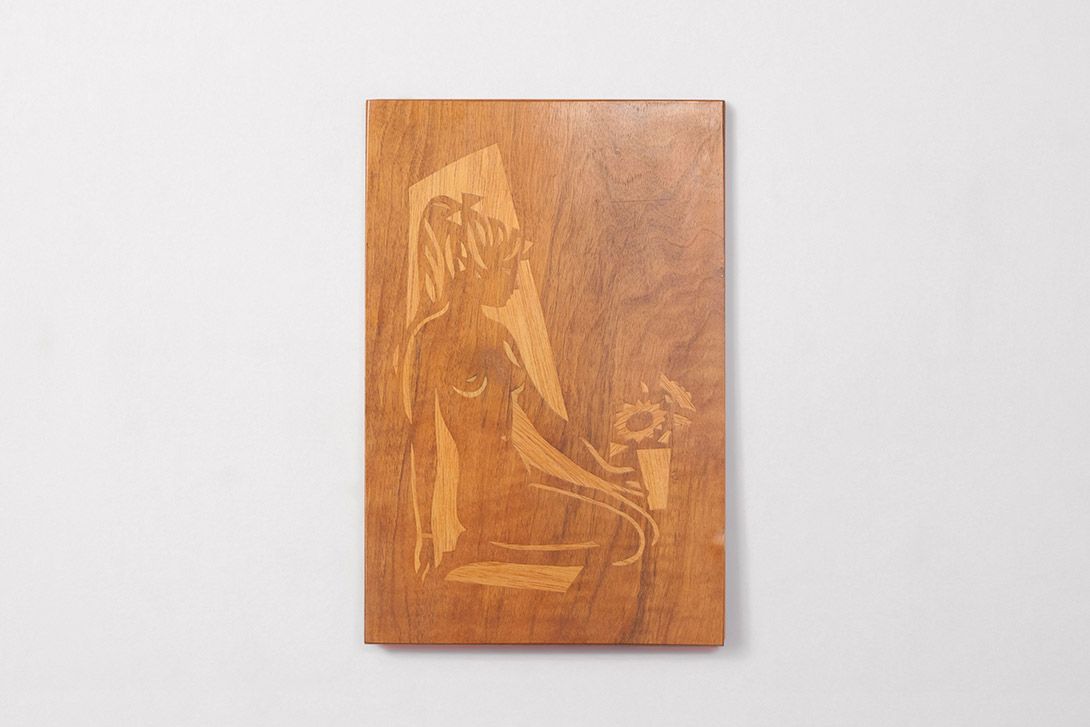 Foto Inlaid Wood Picture Woman 2 h36x25 20A2