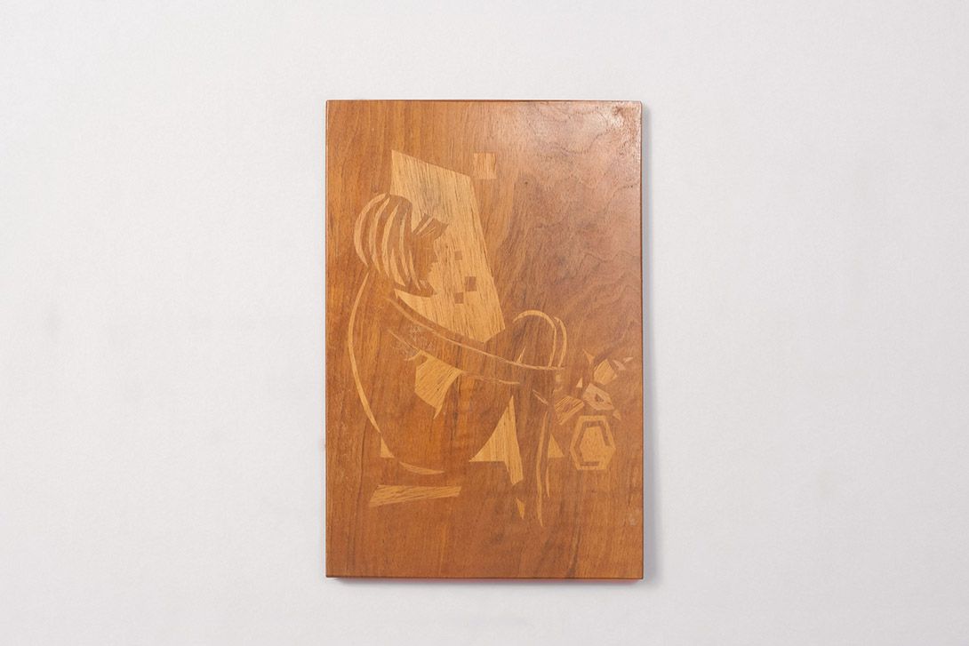 Foto Inlaid Wood Picture Woman 6 h36x25 20A6