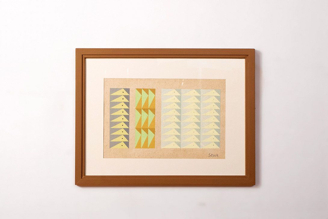 Foto Hand Painted Wallpaper Sample Germany 1925 h40x95 12B11