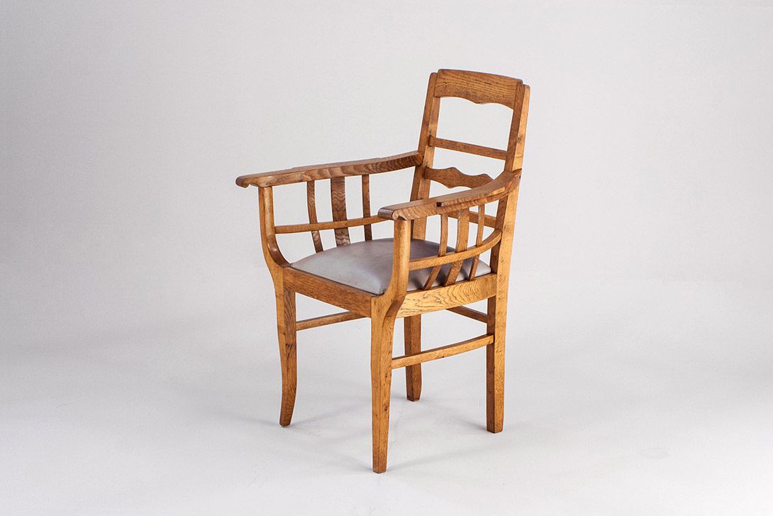 Foto Wooden Armchair Neue Sachlichkeit Berlin 1912