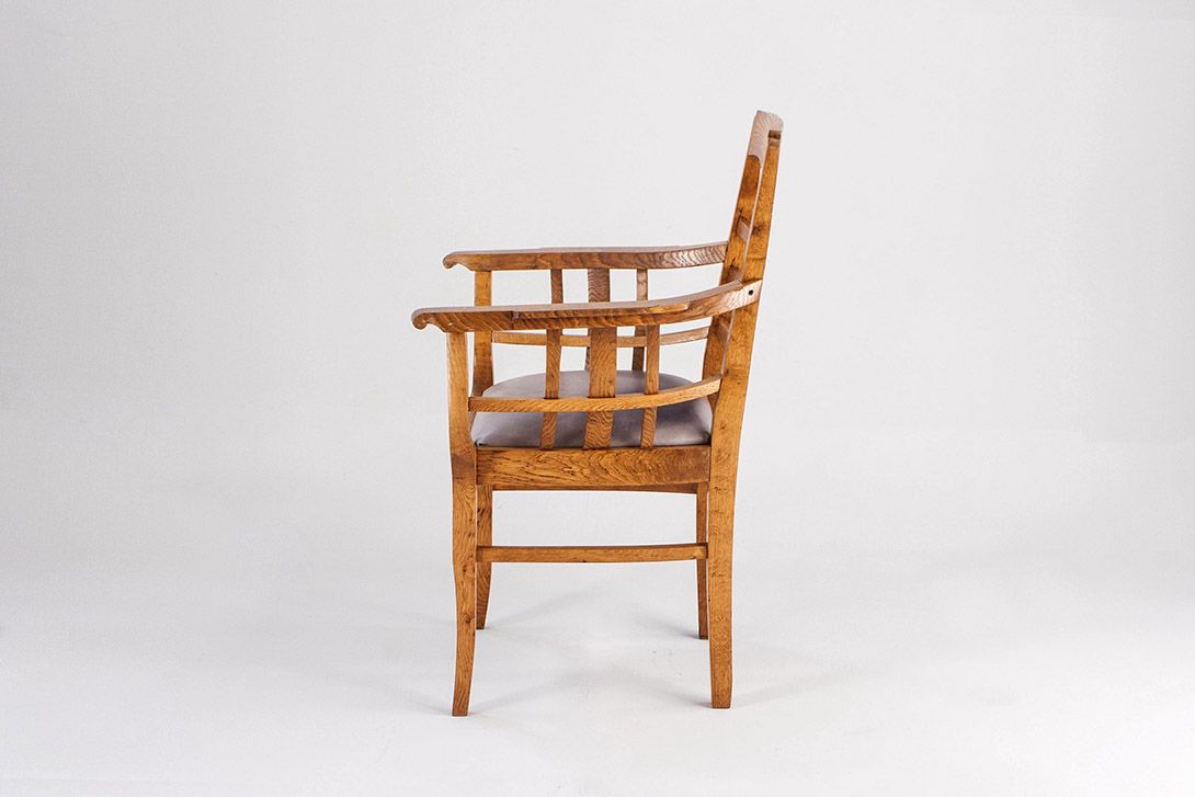 Foto Wooden Armchair Neue Sachlichkeit Berlin 1912
