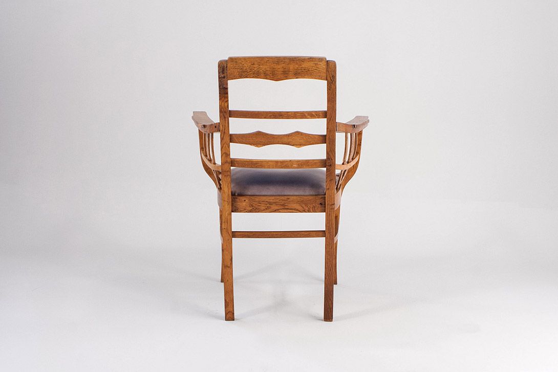 Foto Wooden Armchair Neue Sachlichkeit Berlin 1912