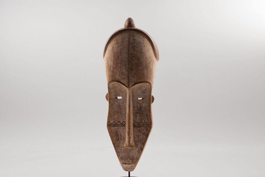 Foto Wooden Mask Burkina Faso 1945 h50x18x13