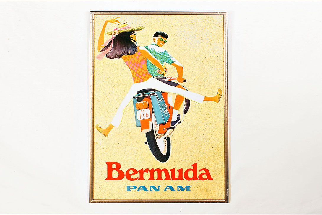 Foto Bermuda Pan Am Travel Poster 1962 h110x75 33D2