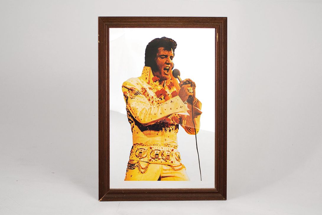 Foto Mirror with Elvis Presley Print h90x64 33D9