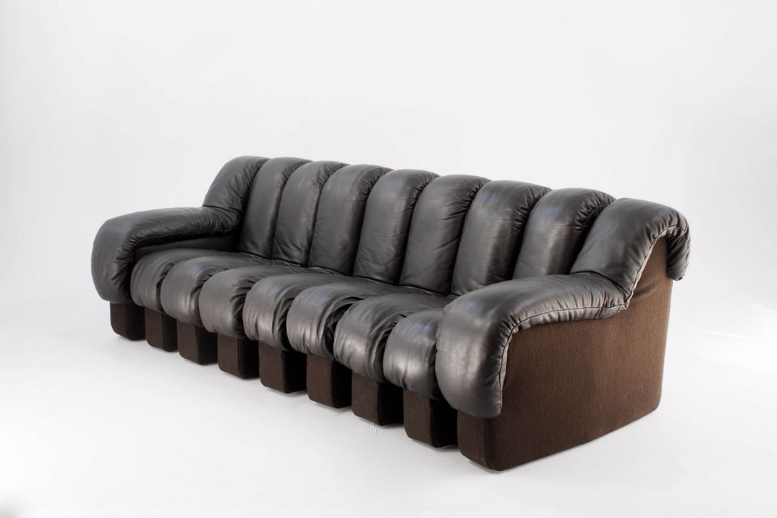 Foto De Sede DS-600 Dark Brown Leather Sofa