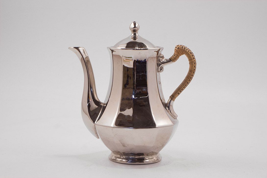 Foto Silver Porcelain Teapot