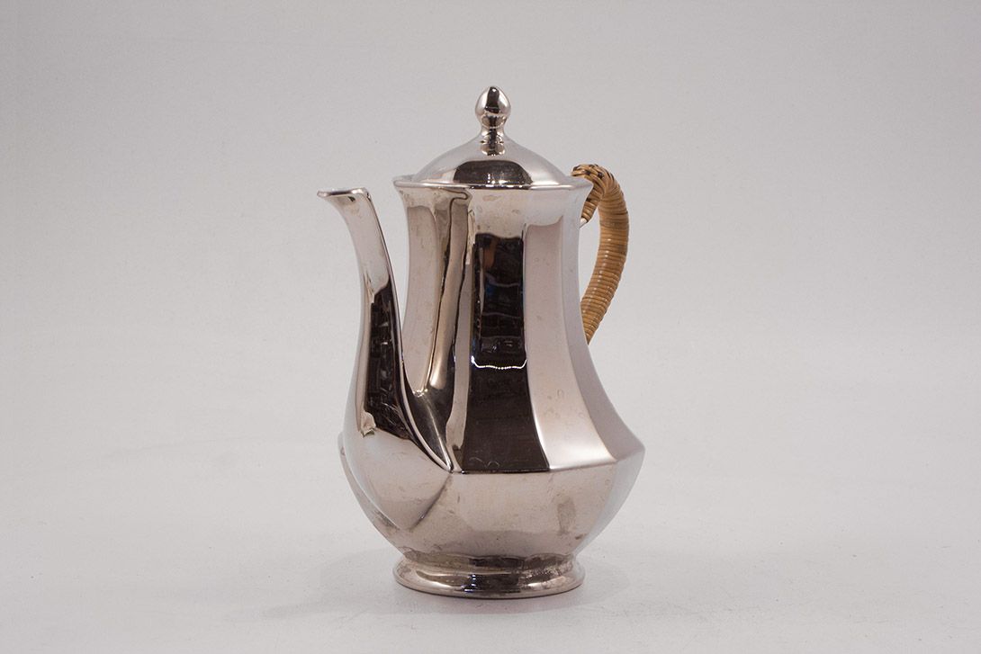 Foto Silver Porcelain Teapot