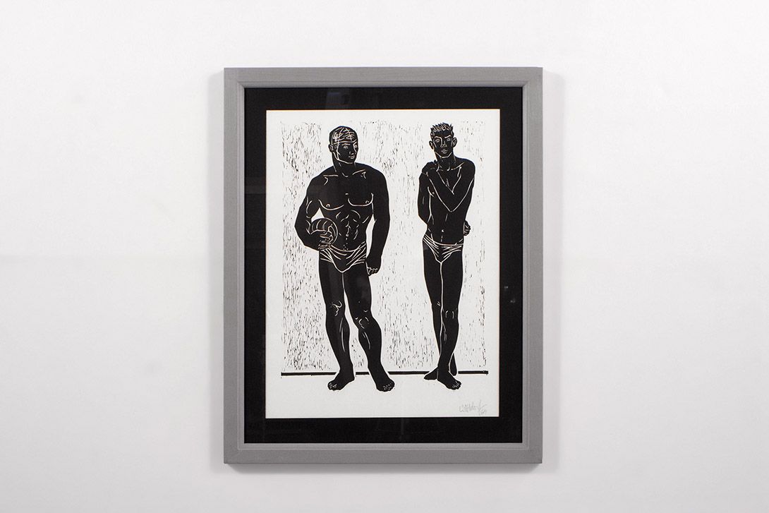 Foto Print Waterboy Couple by Jürgen Wittdorf 1964 h91x72 3C4