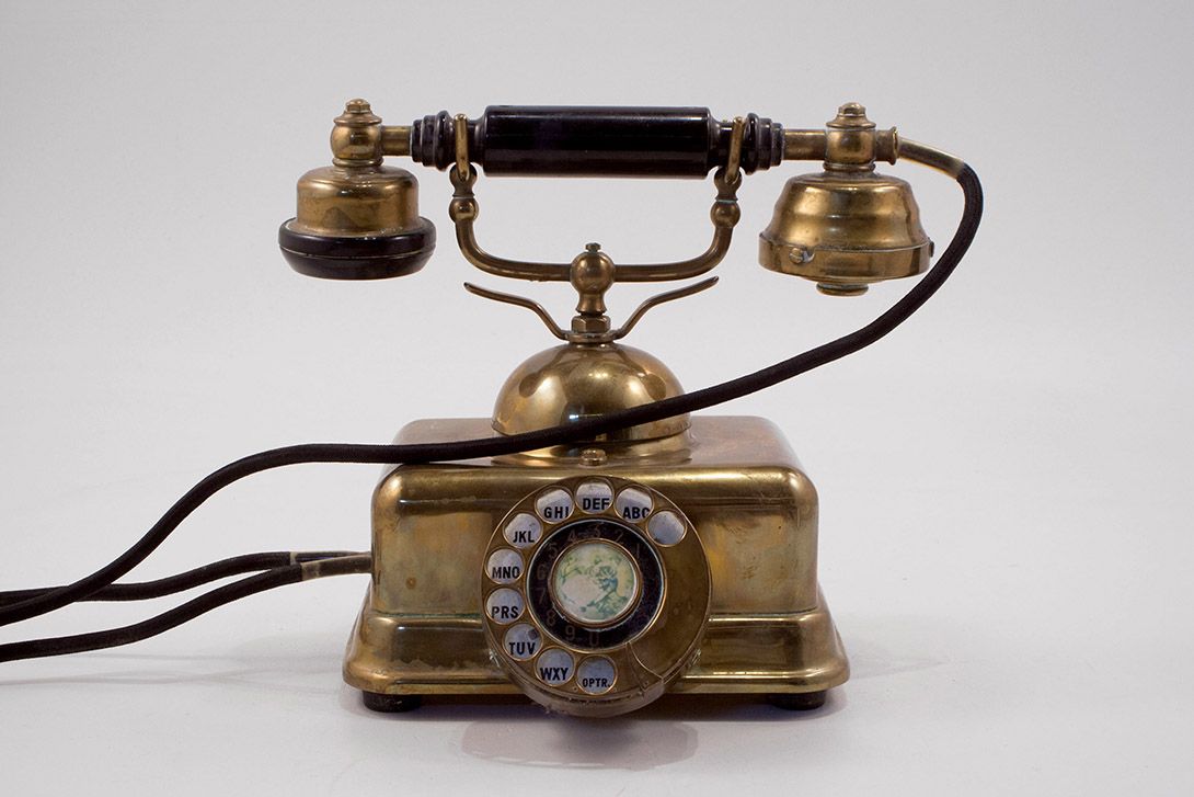 Foto Old Brass Telephone Berlin 1917