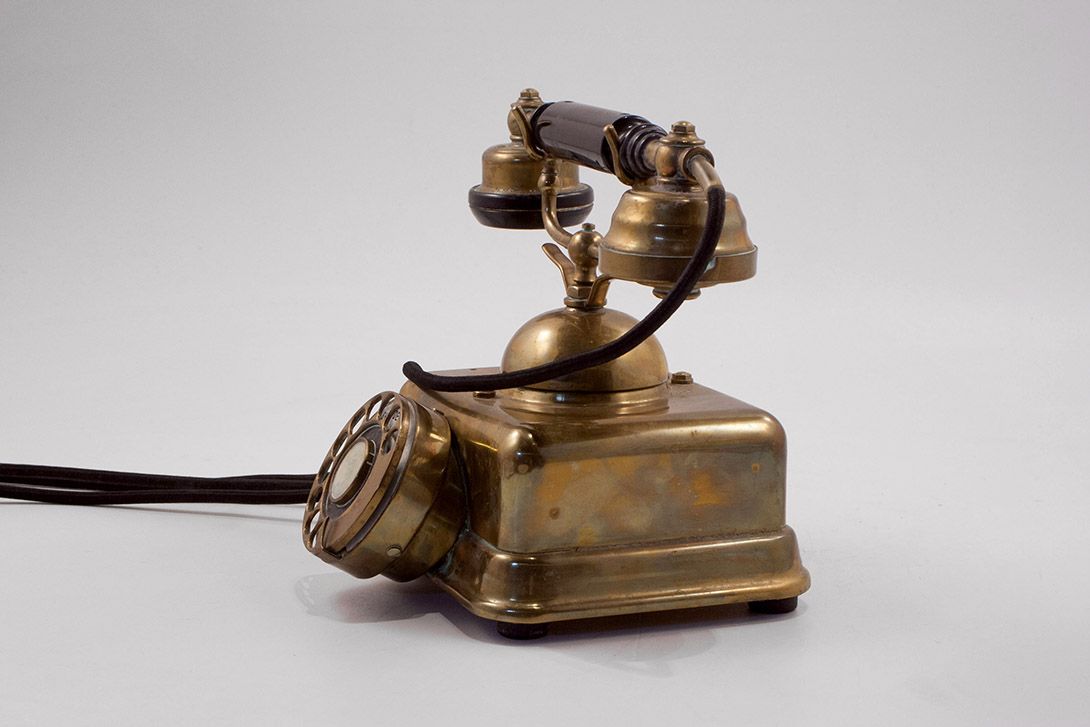 Foto Old Brass Telephone Berlin 1917