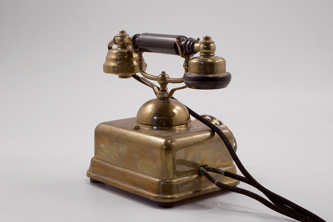 Foto Old Brass Telephone Berlin 1917