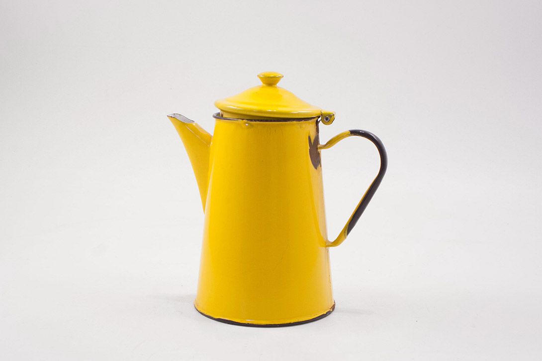 Foto Yellow Coffeepot