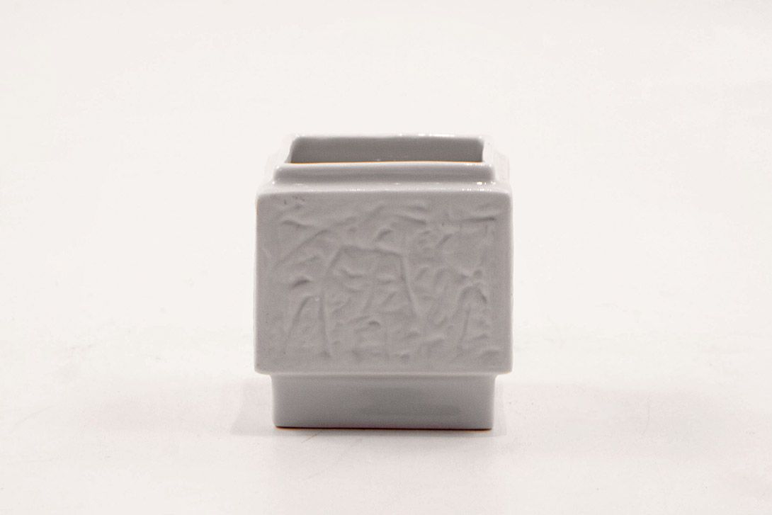 Foto White Ceramic Vase Bavaria h10x8x8