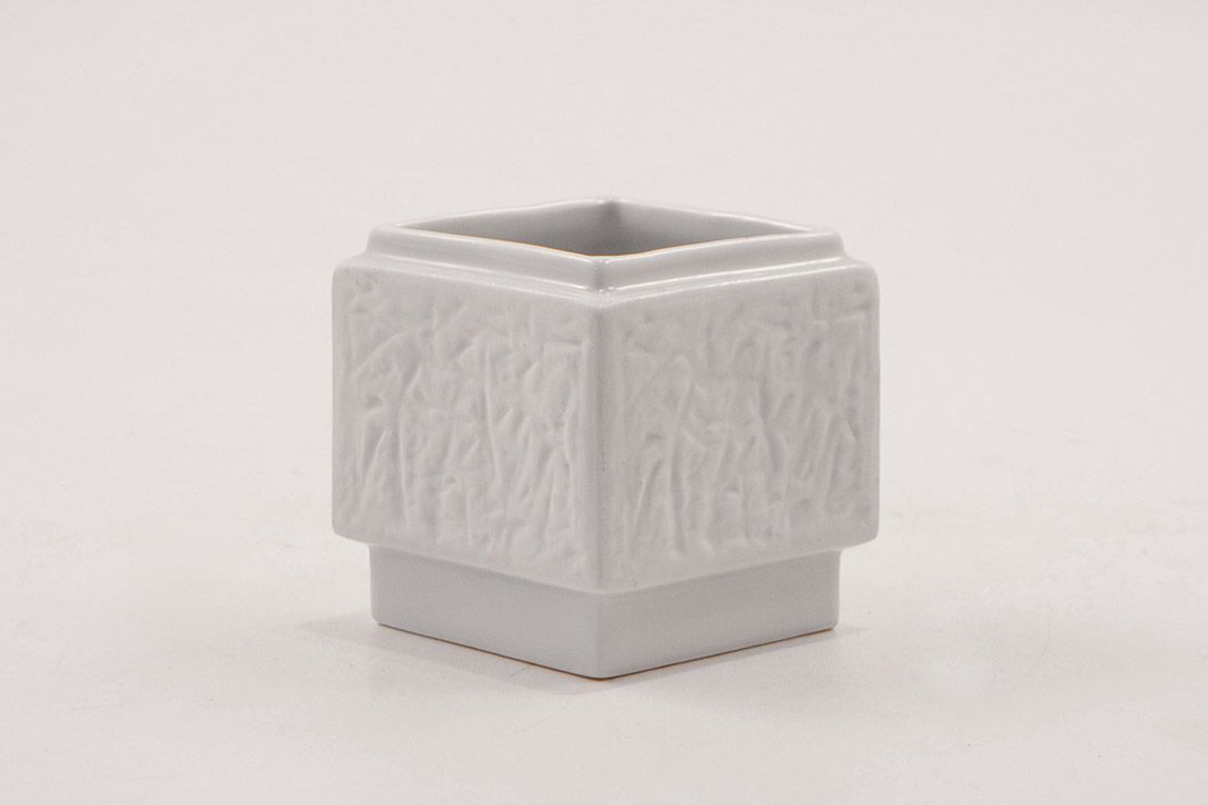 Foto White Ceramic Vase Bavaria h10x8x8