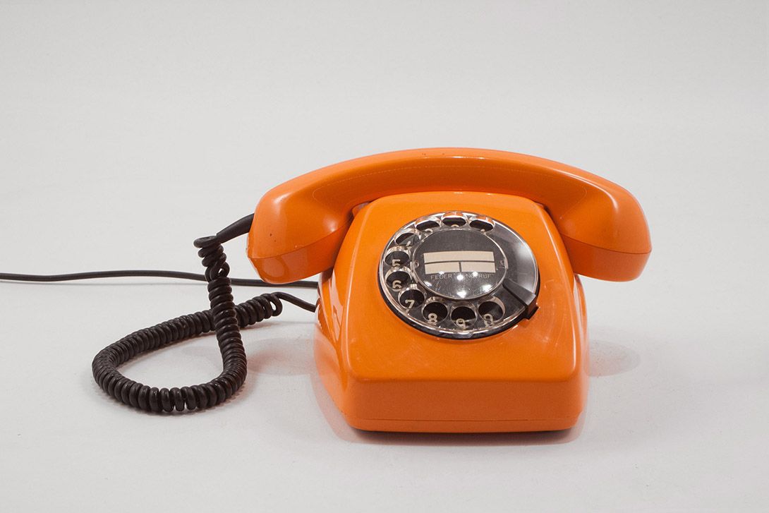 Foto Orange Federal Post Office Telephone 1970