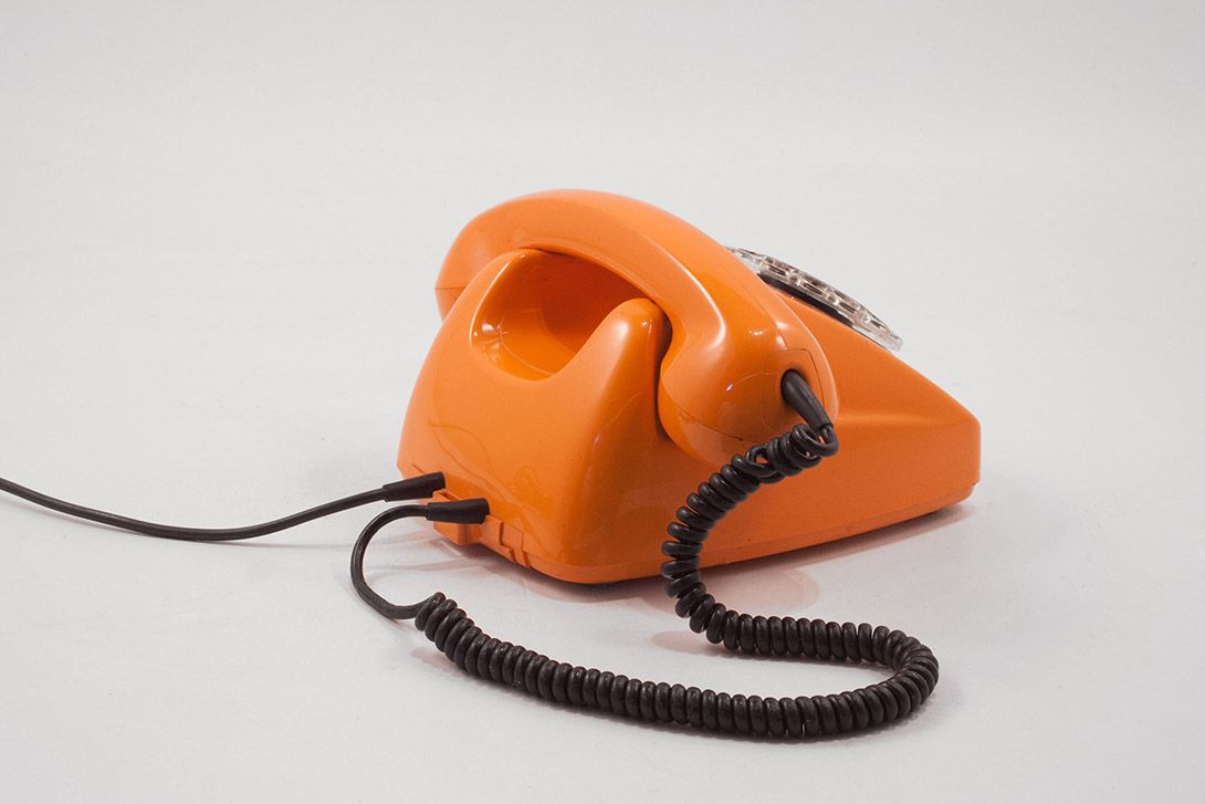 Foto Orange Federal Post Office Telephone 1970